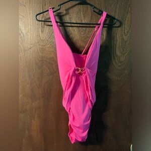 Trina Turk Monaco Plunging v-neck One Piece Swimsuit